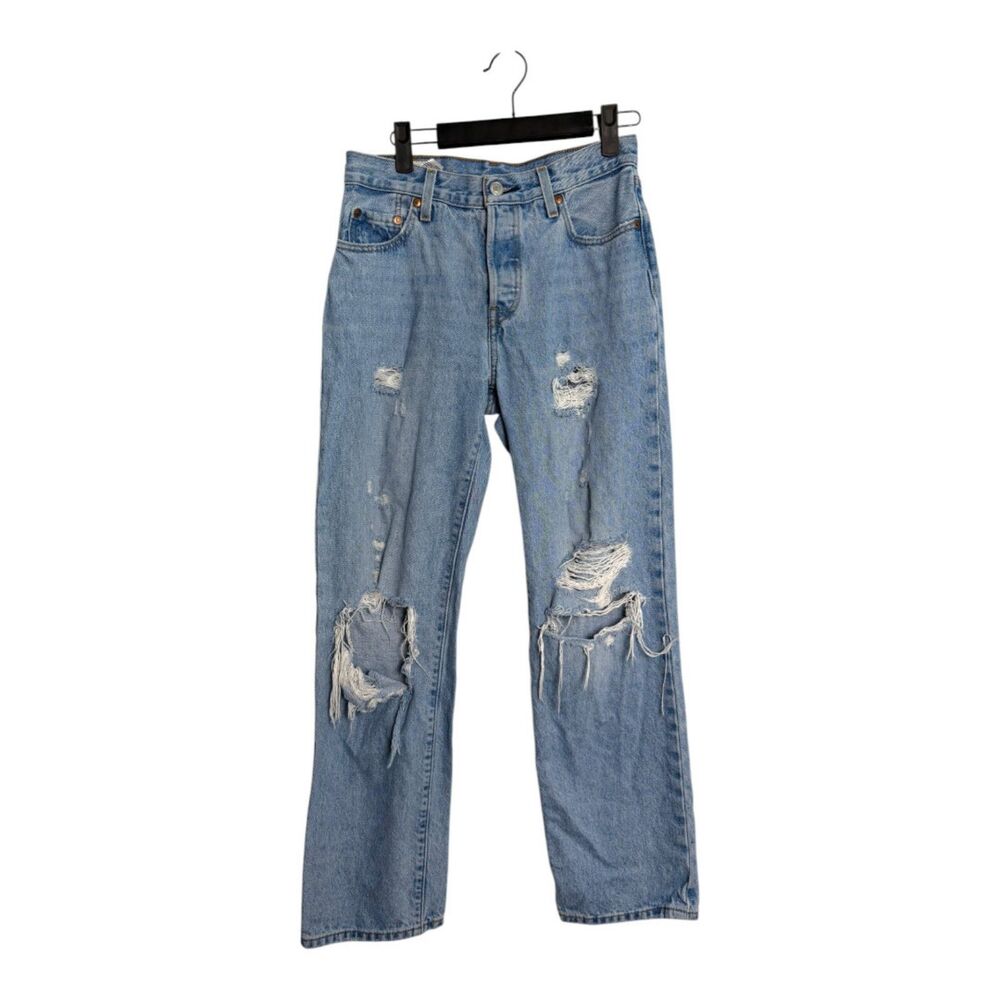 Levi's Premium 501 Button Fly Jeans Straight Leg Size 25 Inseam 30